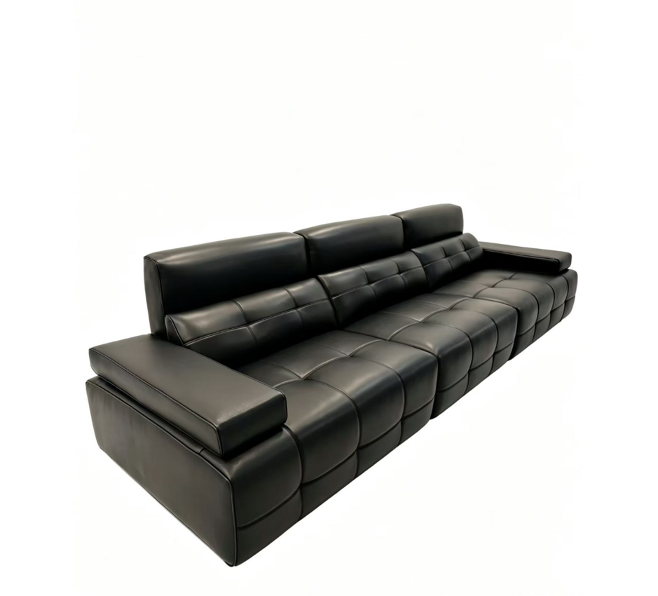 High-Back Lawrence Leather Sofa
