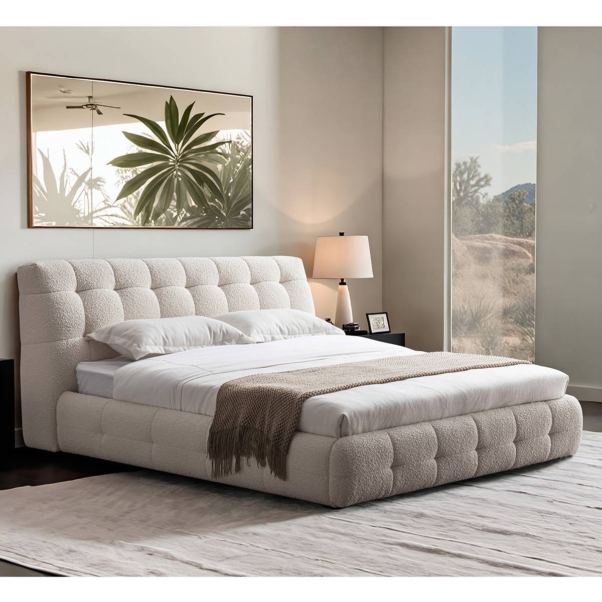 Upholstered Bed (B02-4134)