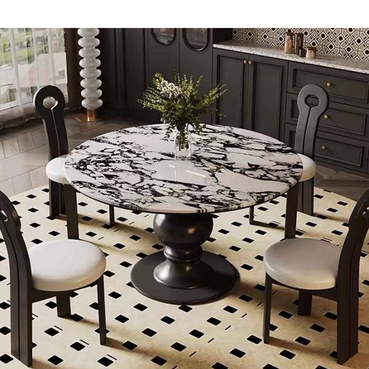 Marble Round Dining Table (Z60-CZ28)