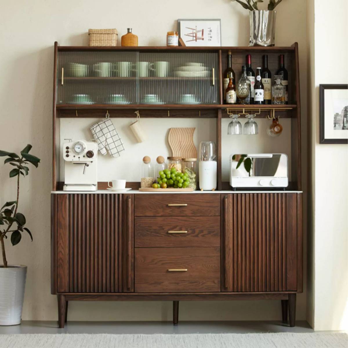 Santa Rosa Sideboard (Upper & Lower) - 1.2 (Includes Upper) (Z52-A1145)