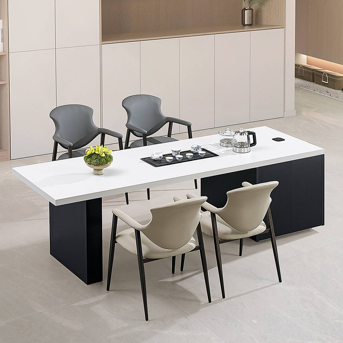 Flush Island Dining Table (B63-D15)