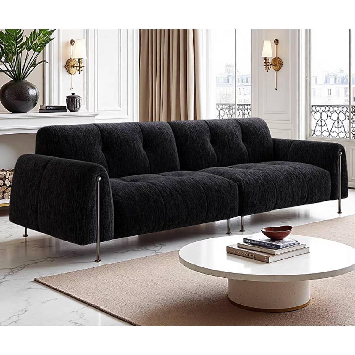 Retro Chenille Sofa (A51-Retro Sofa)