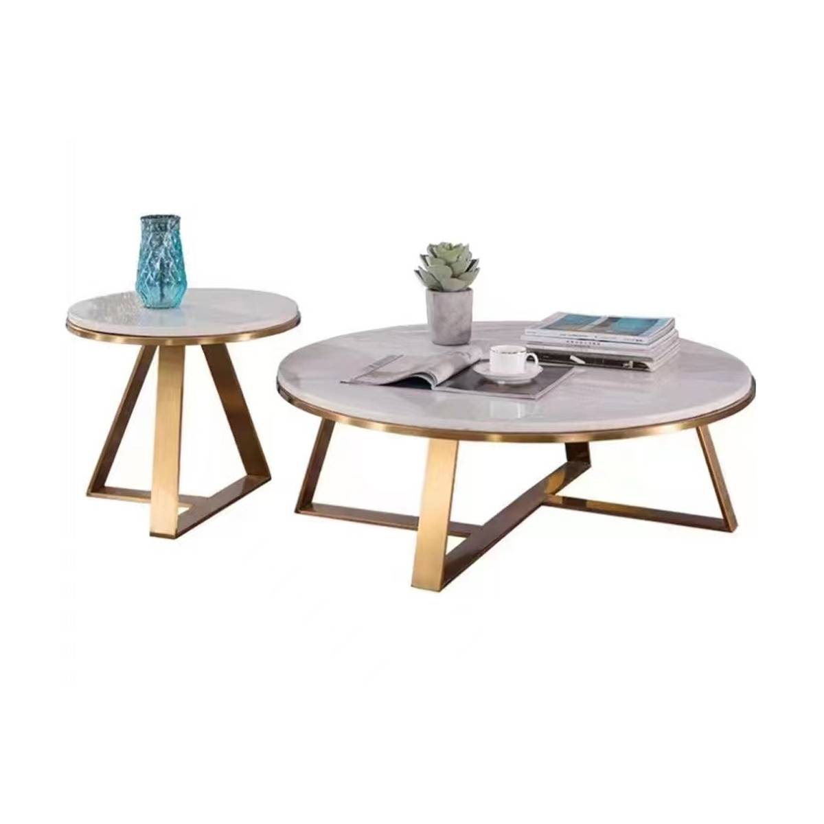 Coffee Table Set (A33-T02145-C Coffee Table, A33-T0667-C Side Table)