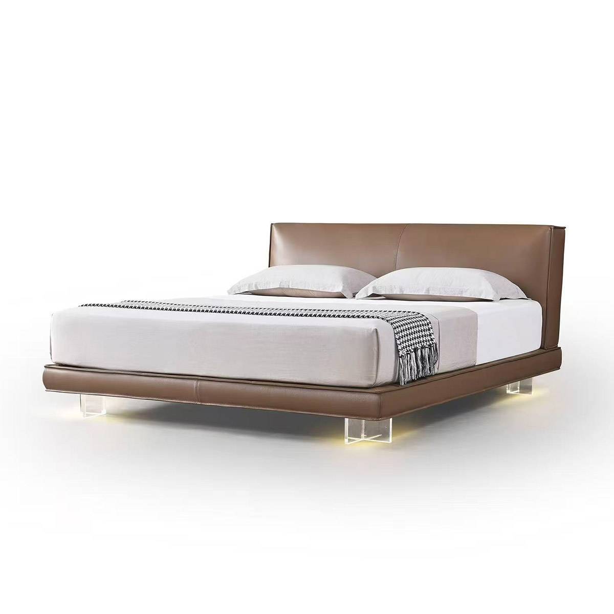 Genuine Leather Soft Bed (B11-8323)