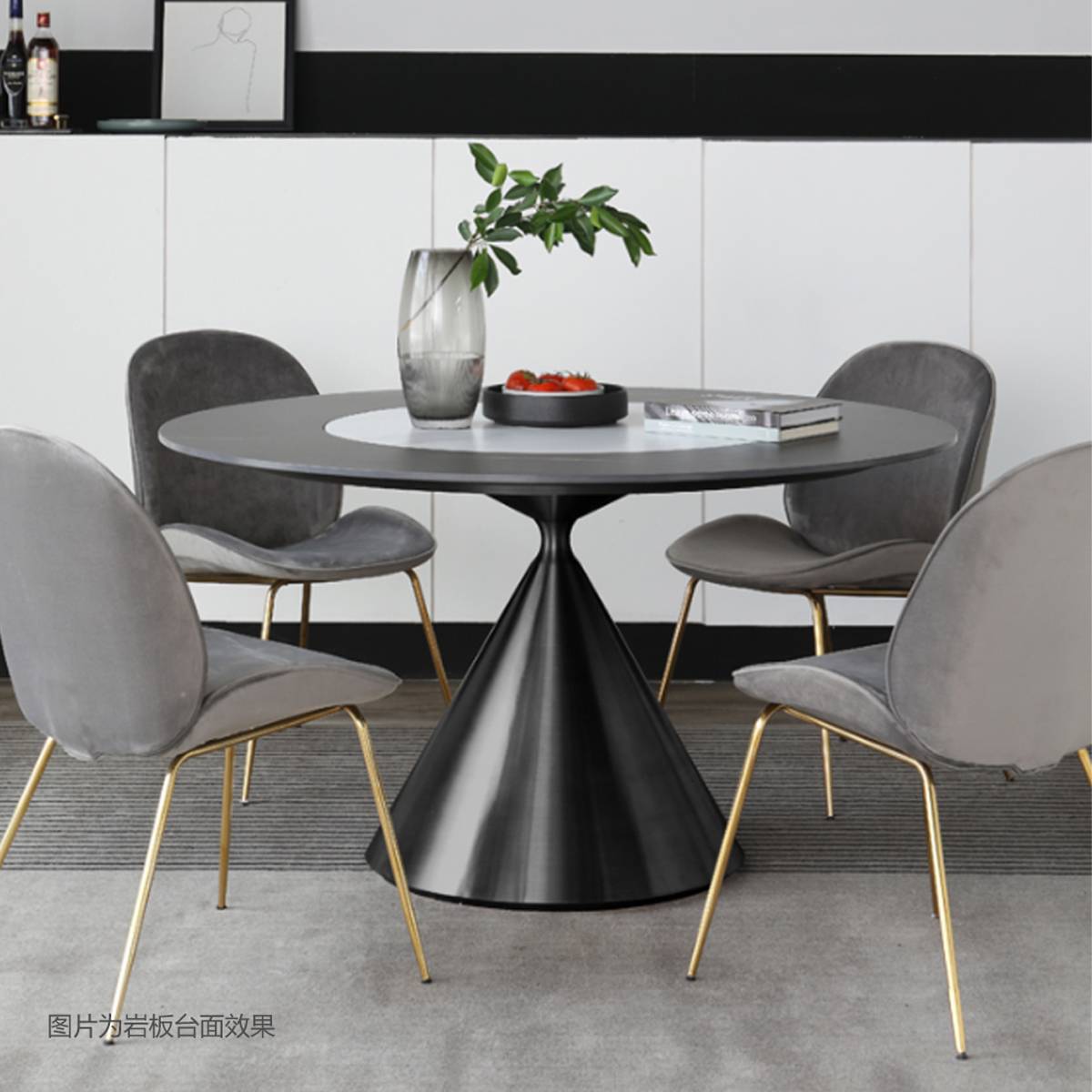 Marble Round Dining Table (B33-1083-E)