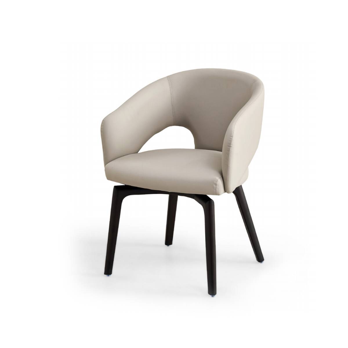 Yanxuan Dining/Study Swivel Chair with Solid Wood Legs (Z67-A3719)