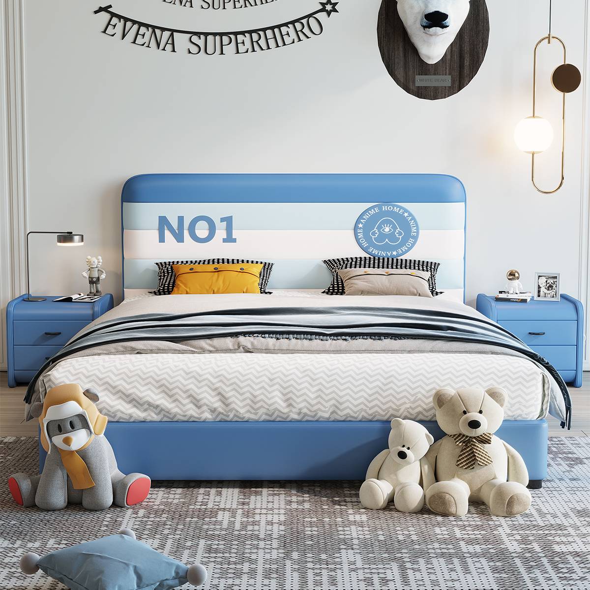 Classic Series 1.2M Soft Bed Children's Bed (Z16-838)