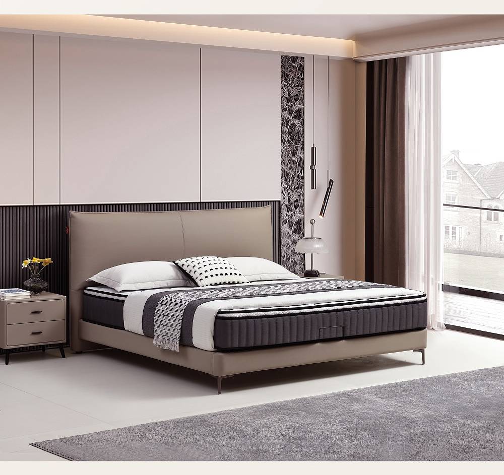 Full view of the bed from a different angle