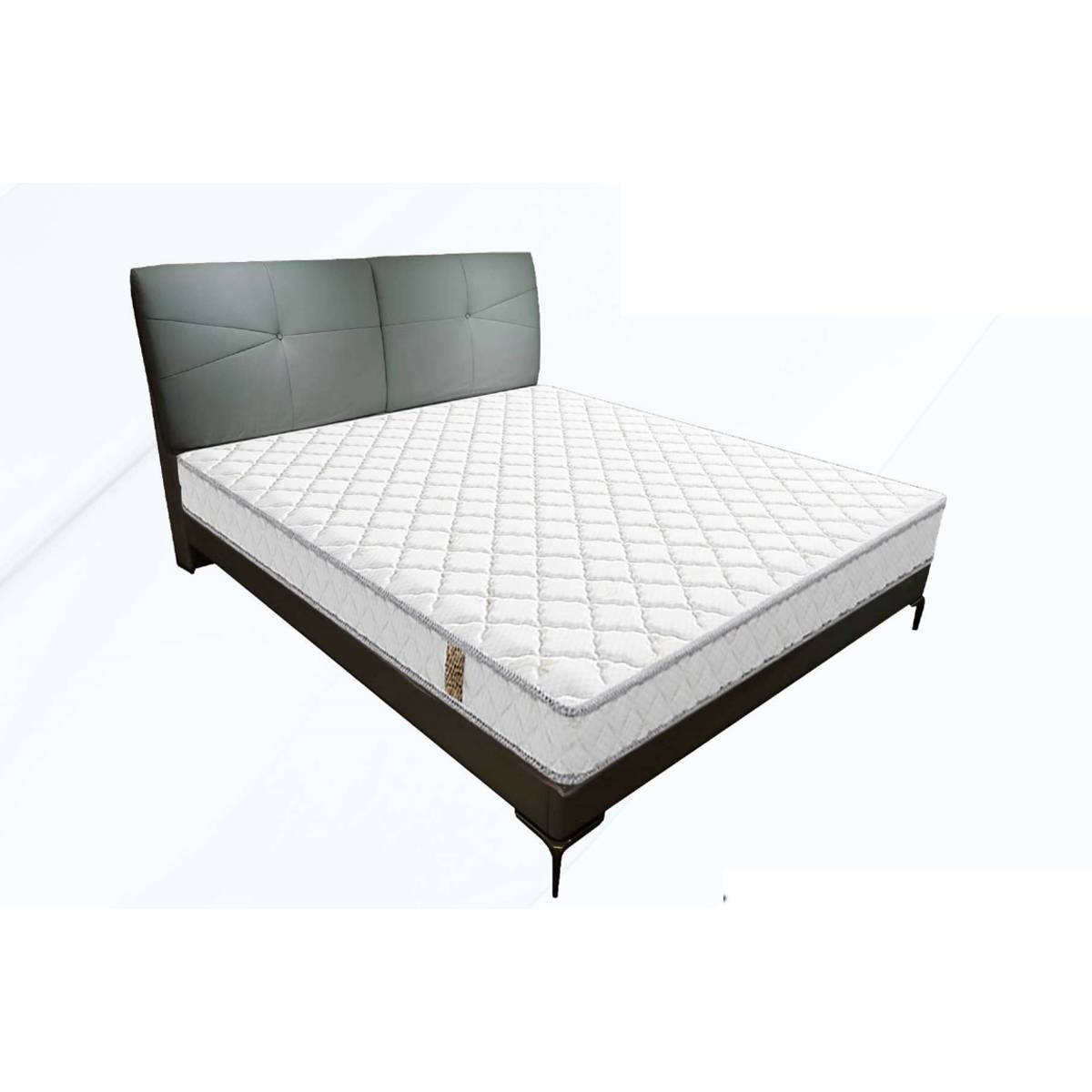 Top-Grain Leather 1.8m Soft Bed (A21-2527)