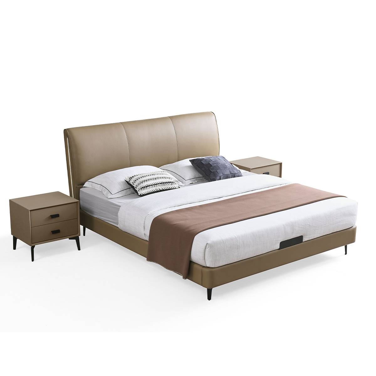 Top-Grain Leather Soft Bed 1.8M (B22-M620)