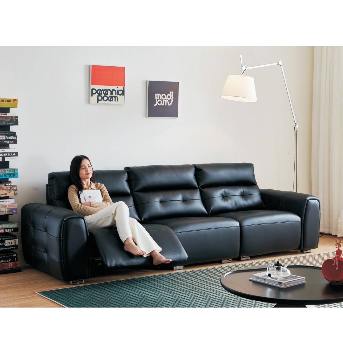 Leather Functional Sofa (B29-9987)