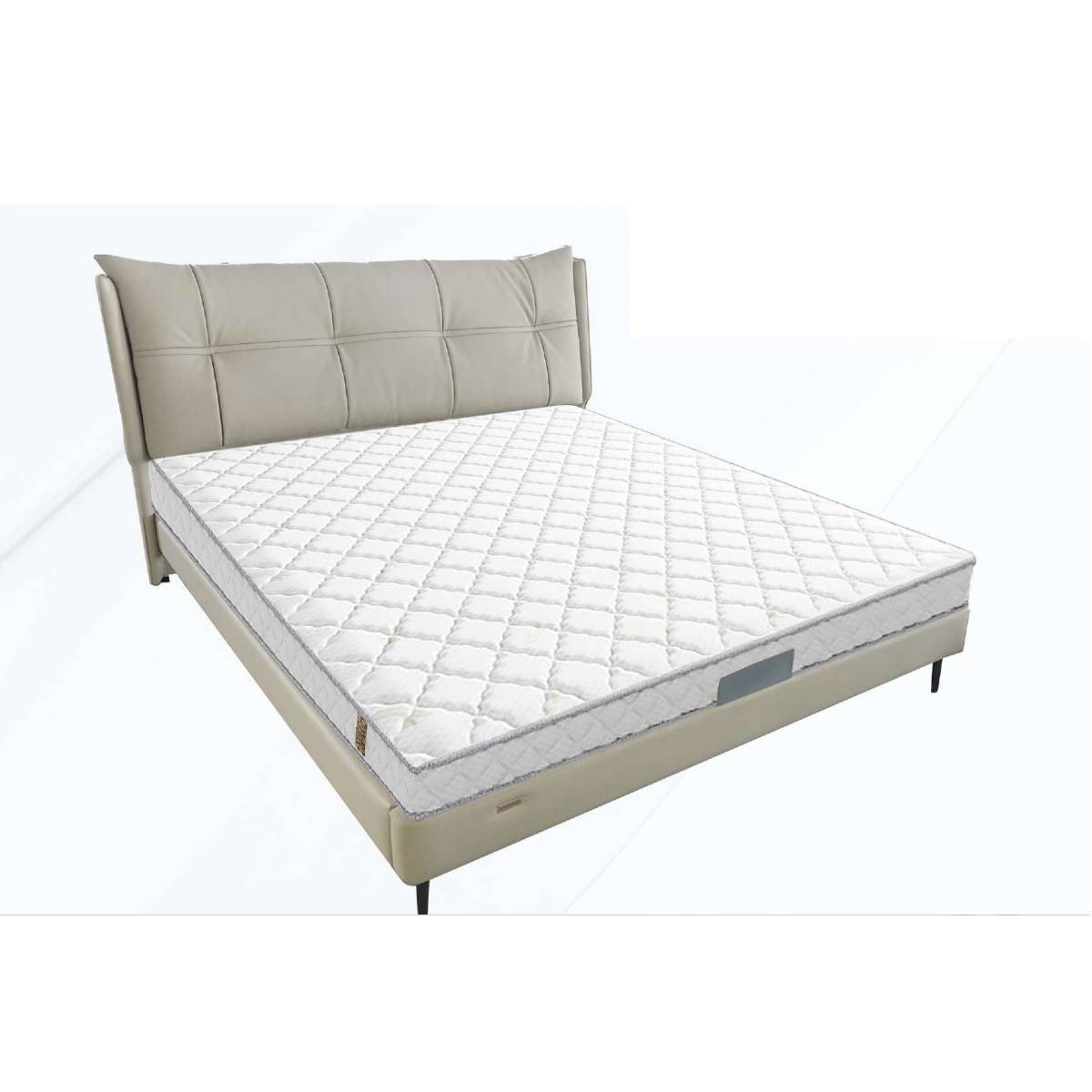 Top-Grain Leather 1.8m Soft Bed (A21-2519)