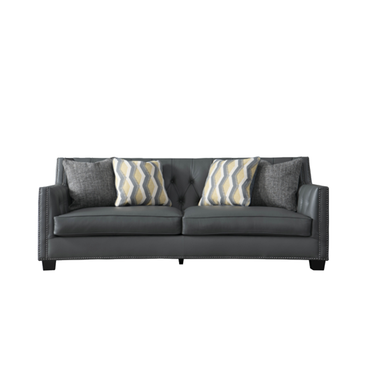 Top-Grain Leather 3-Seater Sofa (Z02-L1010)