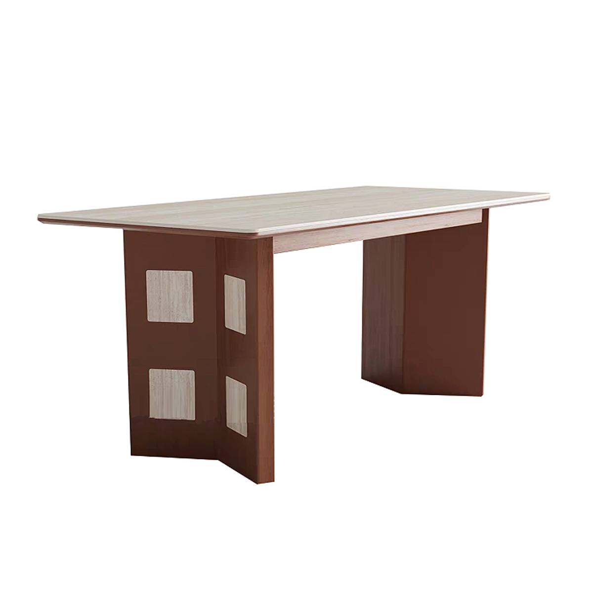 Travertine Sintered Stone Dining Table (Z87-T-034)