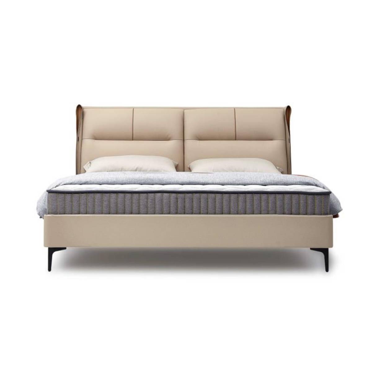 Top-Grain Leather Soft Bed (A19-2512)