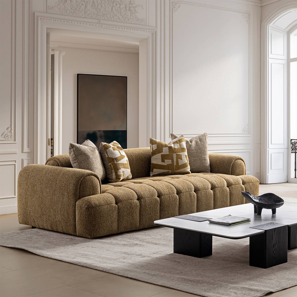 Puff Sofa Italian Minimalist (B02-617)