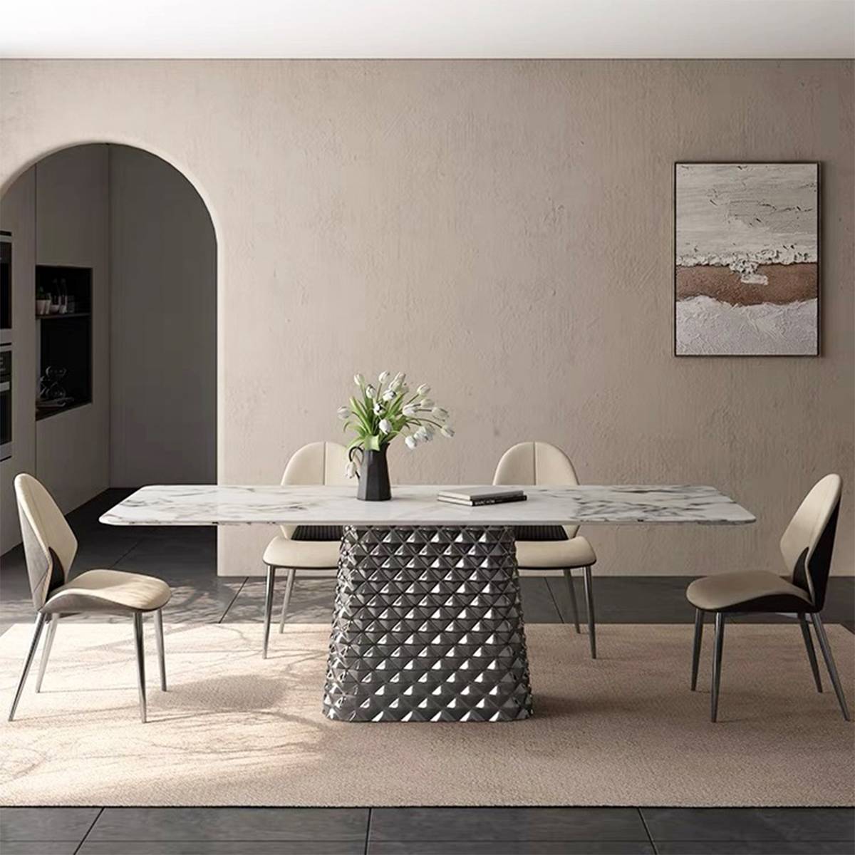 Sintered Stone Dining Table (A33-T10234-E)