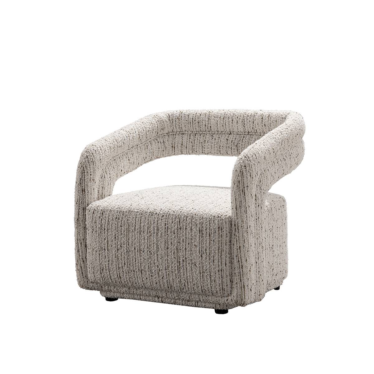 Side angle view of the lounge chair