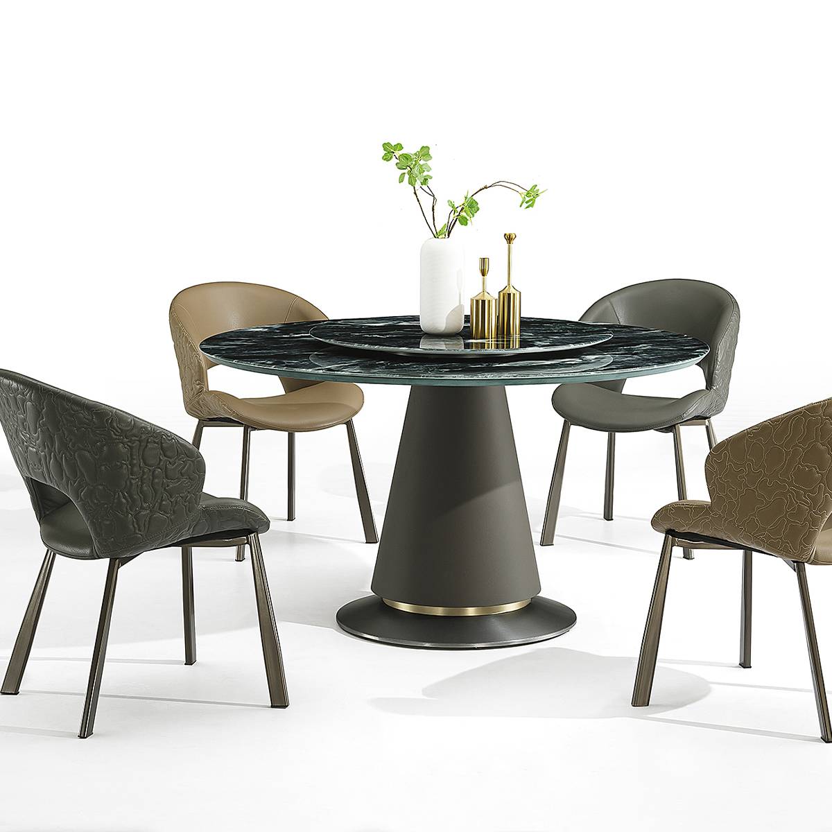 Marble Round Table (B63-B2545)