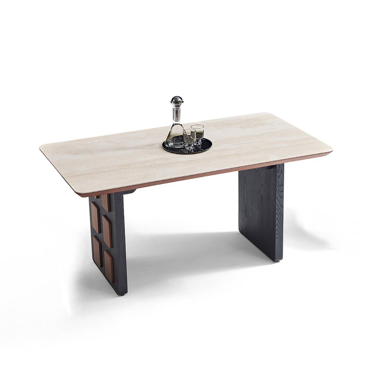 White Cave Sintered Stone Dining Table (Z85-MT9180)