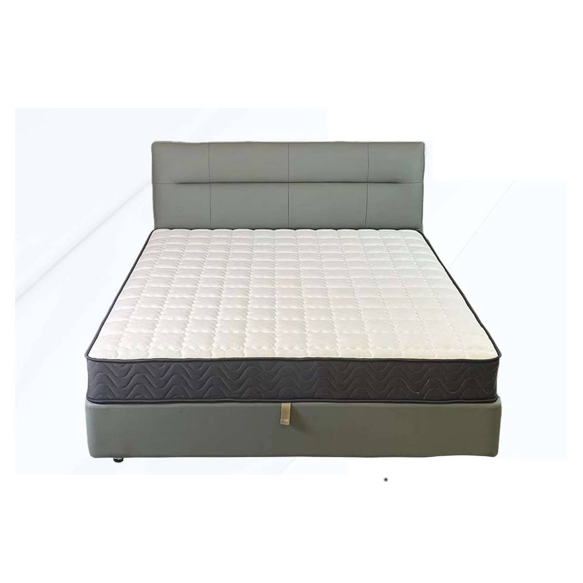 Top-Grain Leather 1.8M Soft Bed (A21-2533)