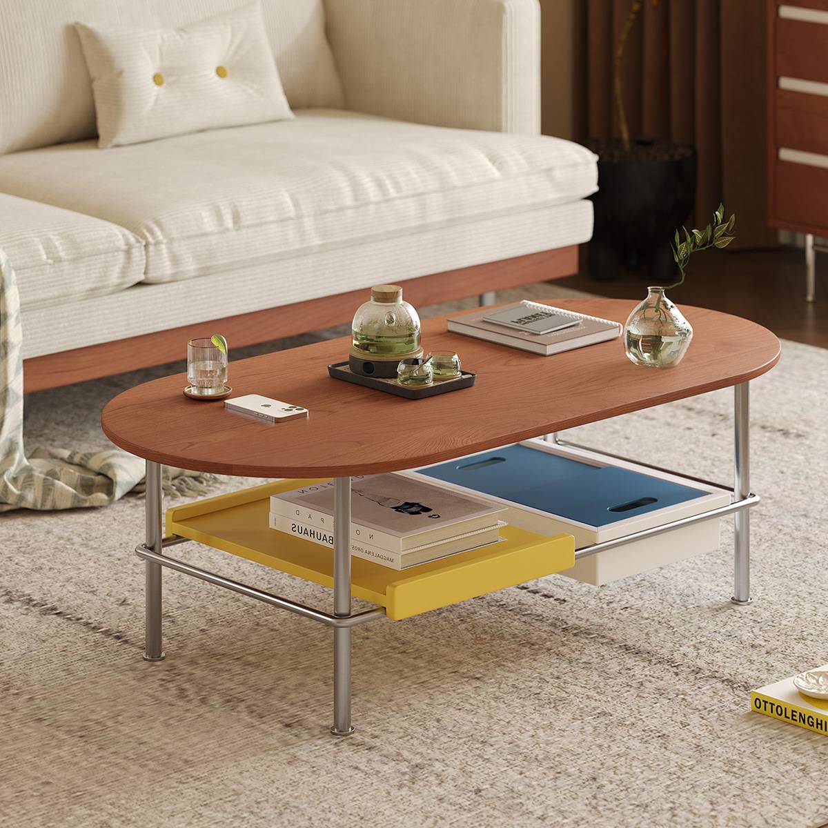 Bauhaus Coffee Table (B80-9952)