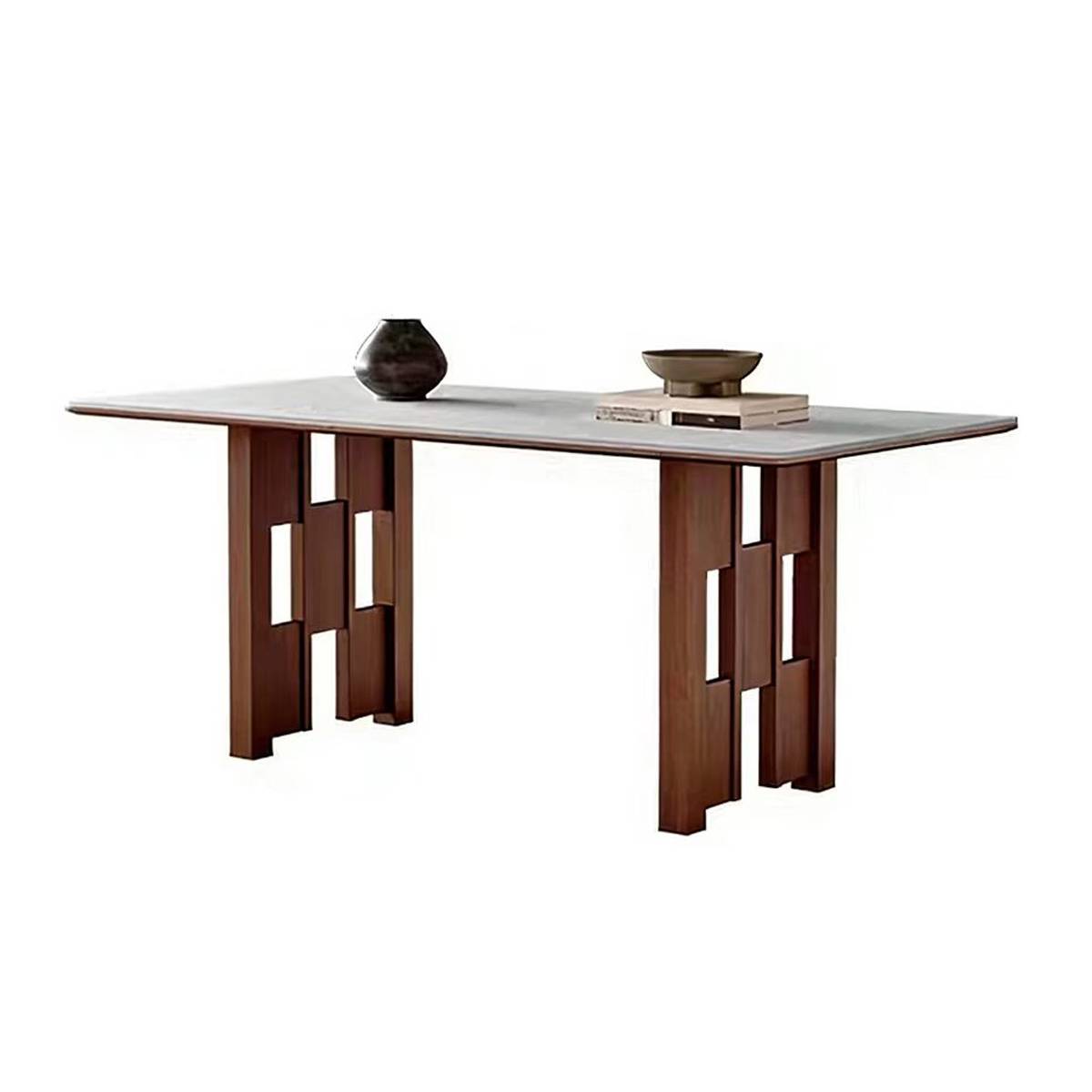 Travertine Sintered Stone Dining Table (Z87-T-069)