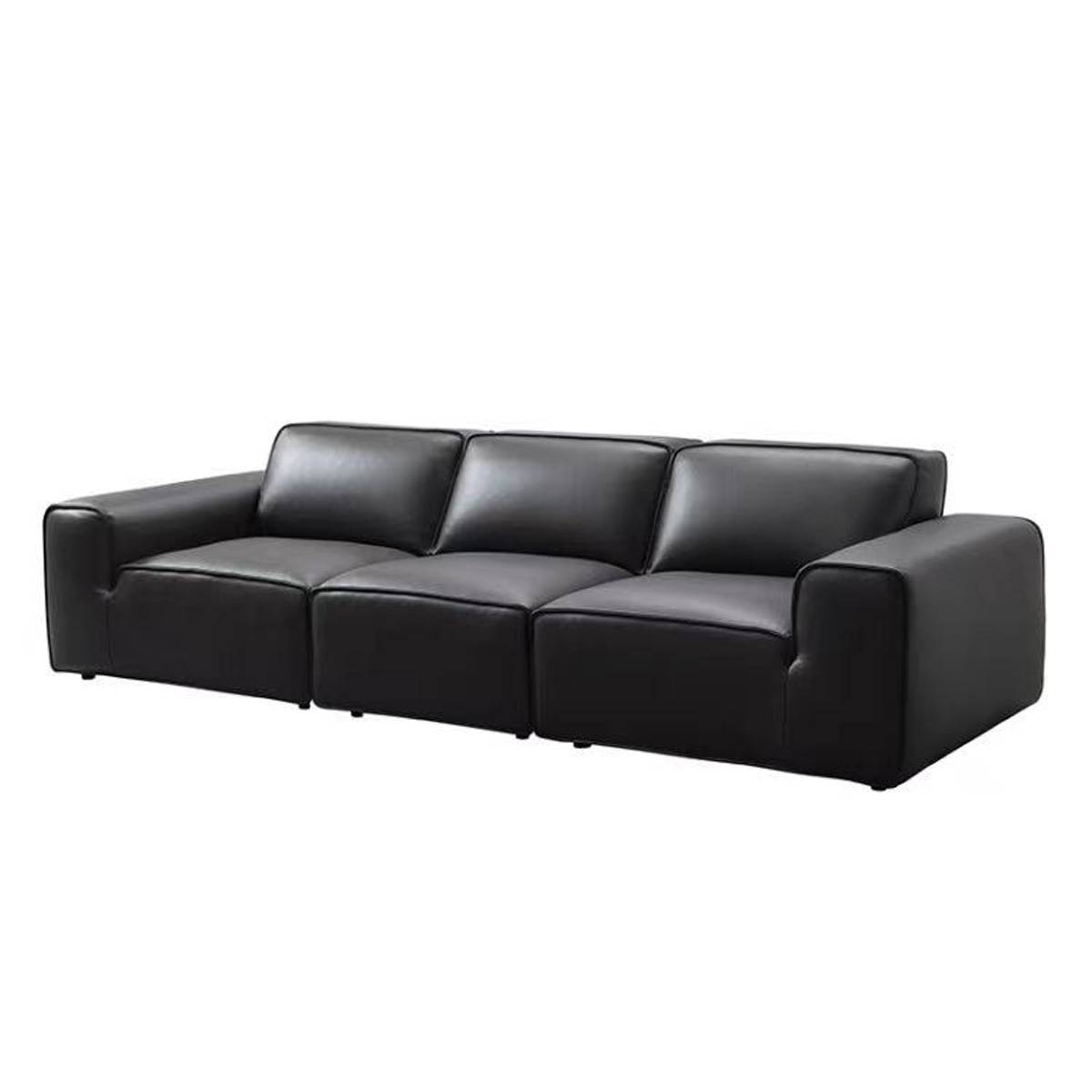 Big Black Bull Straight Sofa