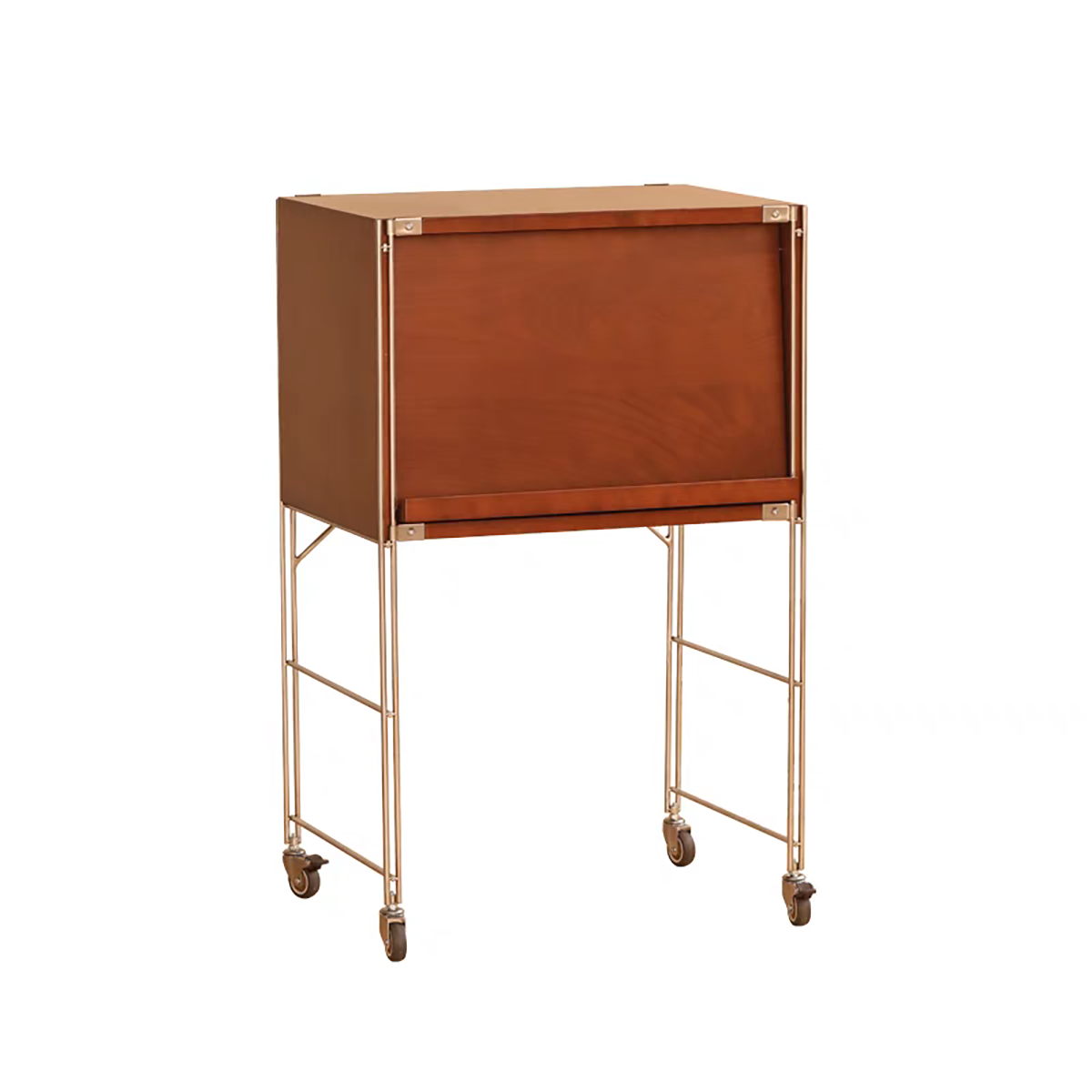 Bauhaus sideboard with metal frame and wood finish