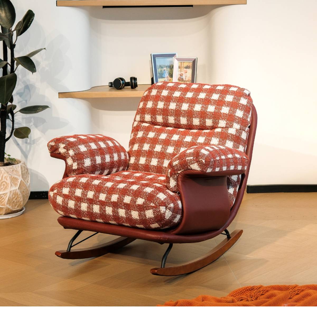 Lounge Chair Rocking Chair (Z42-KD-87741 Red)