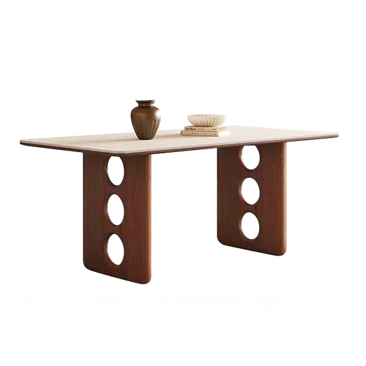 Travertine Sintered Stone Dining Table (Z87-T-029)
