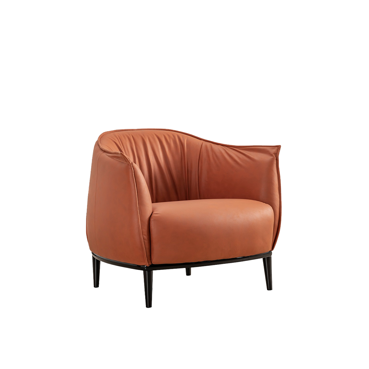 Leather Single Chair (B02-LLC243)