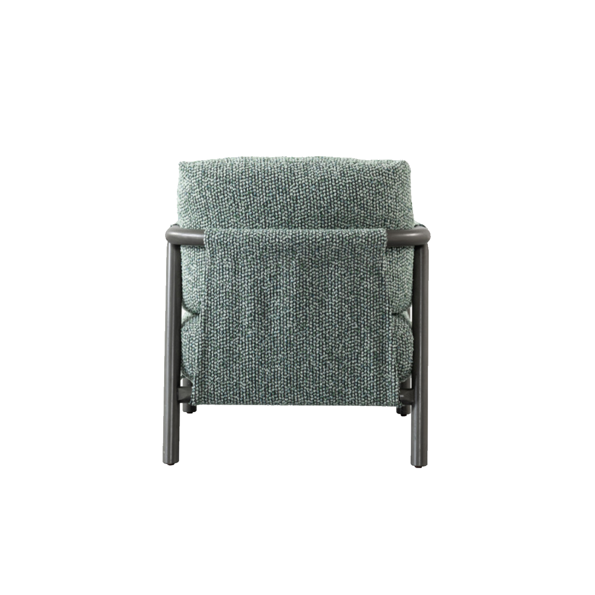 Rear view of the lounge chair