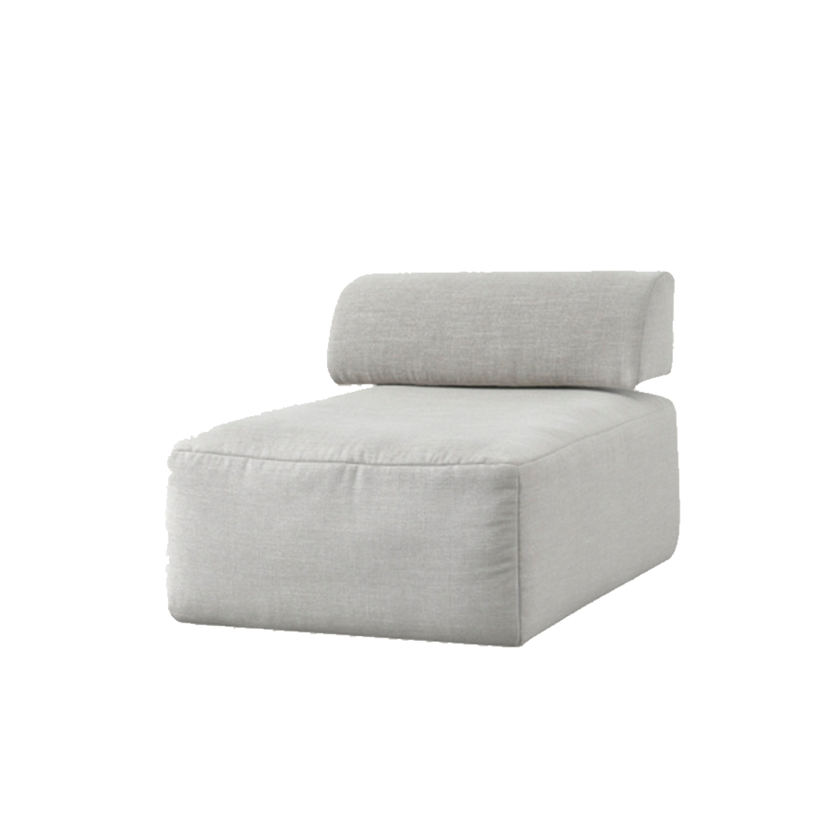 Chaise section of the modular sofa