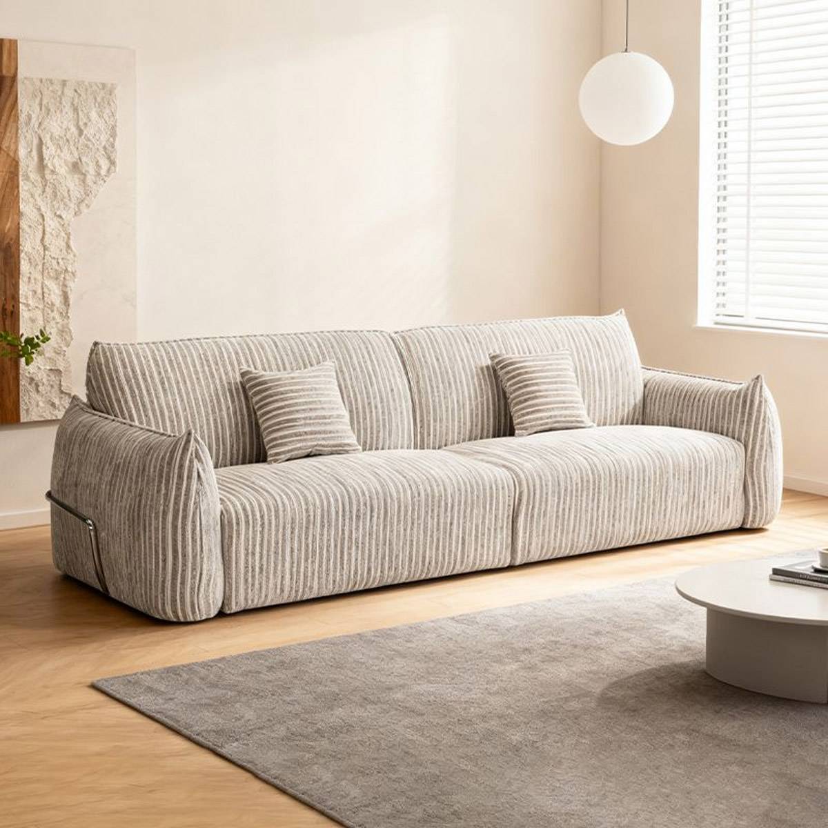 Mid-Century Black Bean Sofa (A51-SF-150)