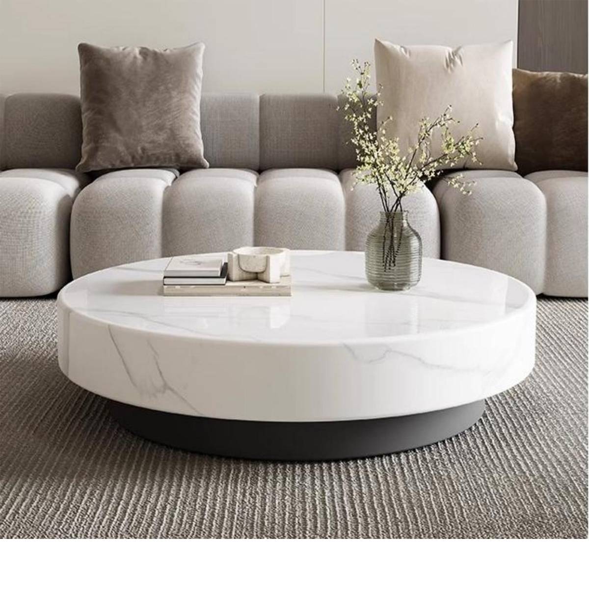 Marble Round Coffee Table (Z60-8191)