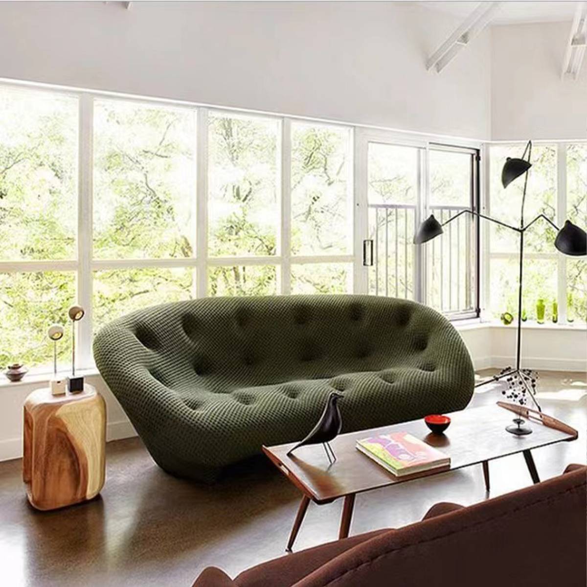 Shell Sofa 3-Seater Fabric Sofa (B12 Shell Sofa)