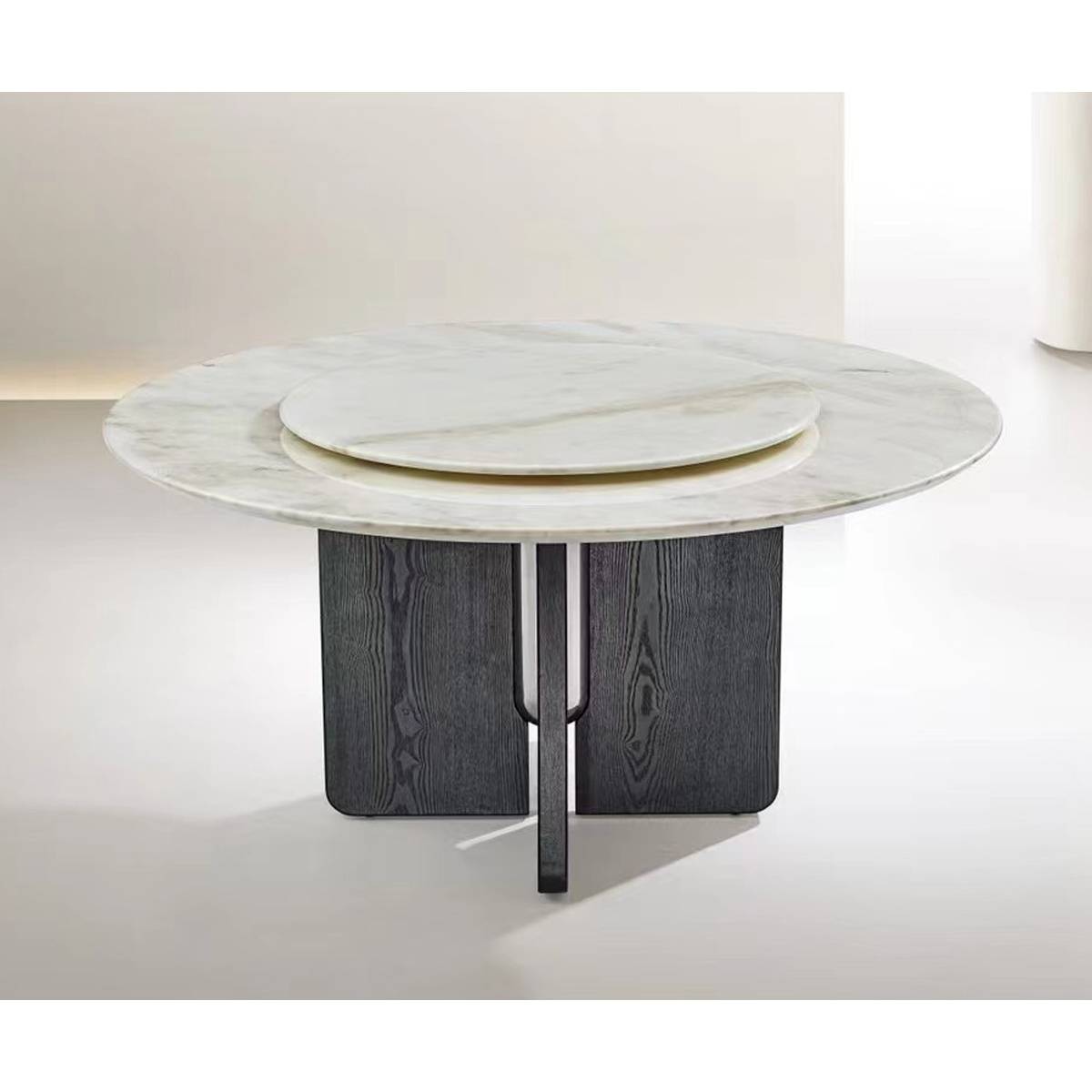 Kali Ice Jade Natural Stone Round Dining Table (B65-987)