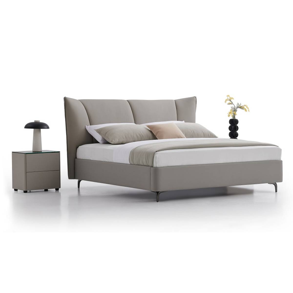Genuine Leather Soft Bed (B17-2309)