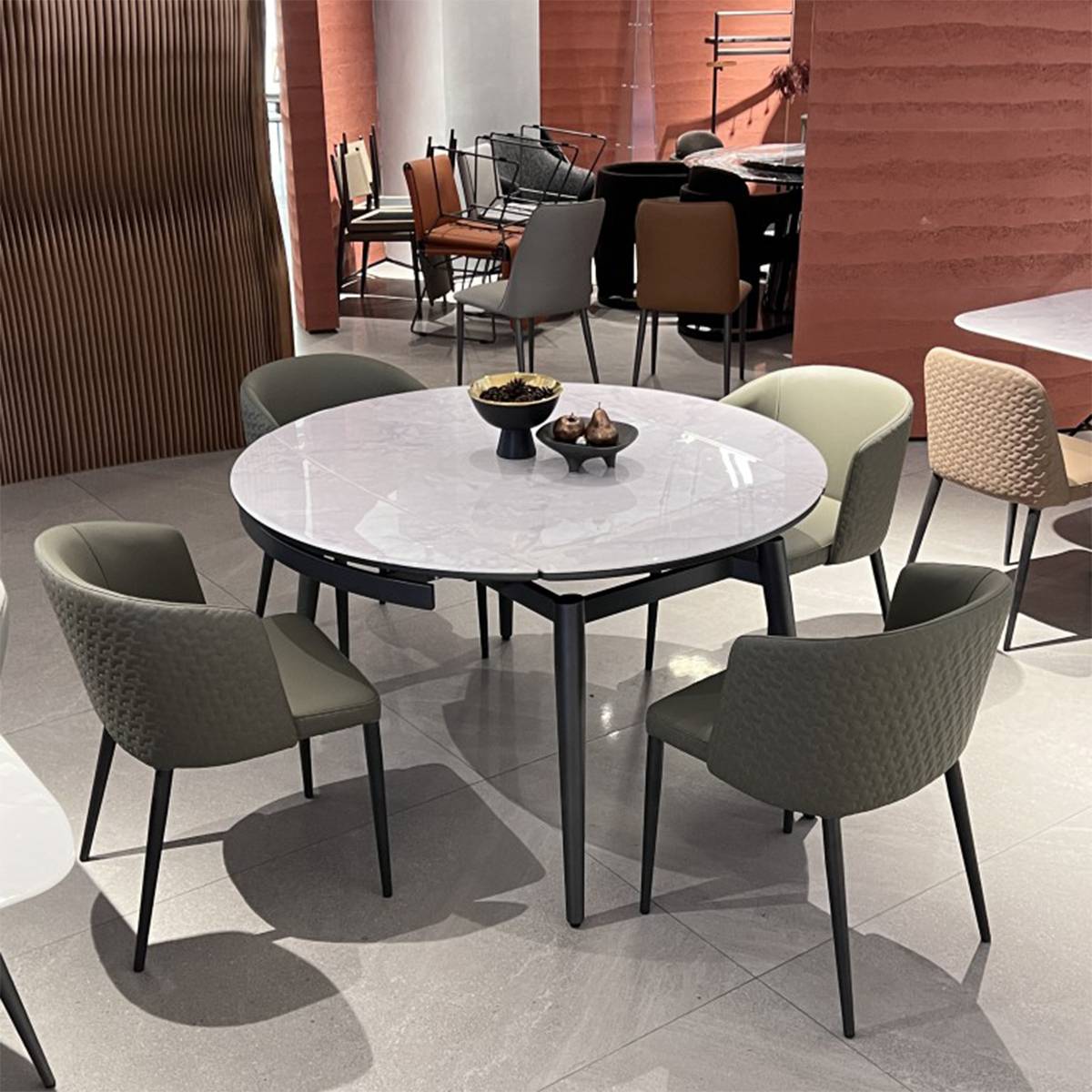 Microcrystalline Stone Functional Round Table (B10-D643-A)