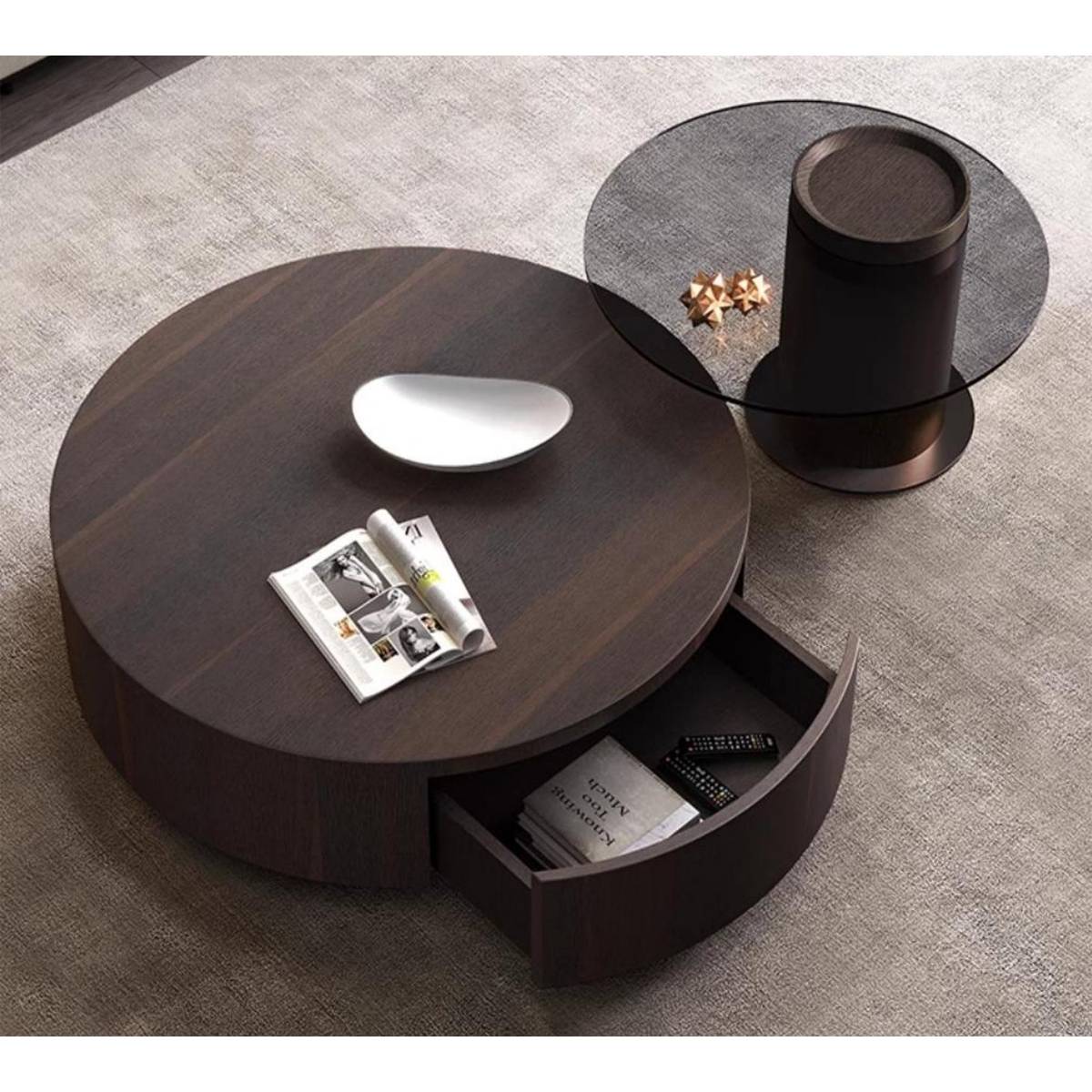 Combination Coffee Table (Z60-882 Wood Finish)