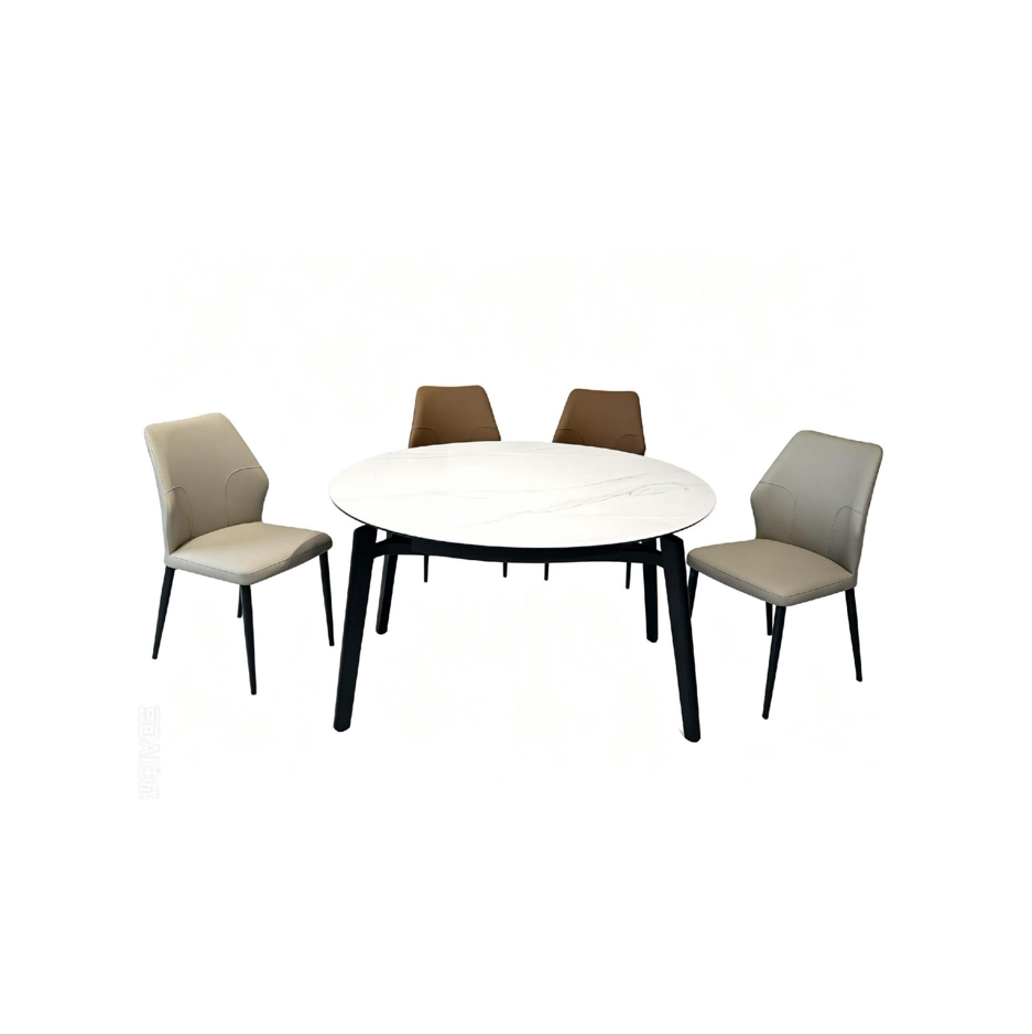 Microcrystalline Stone Functional Round Dining Table (A32-2501A)