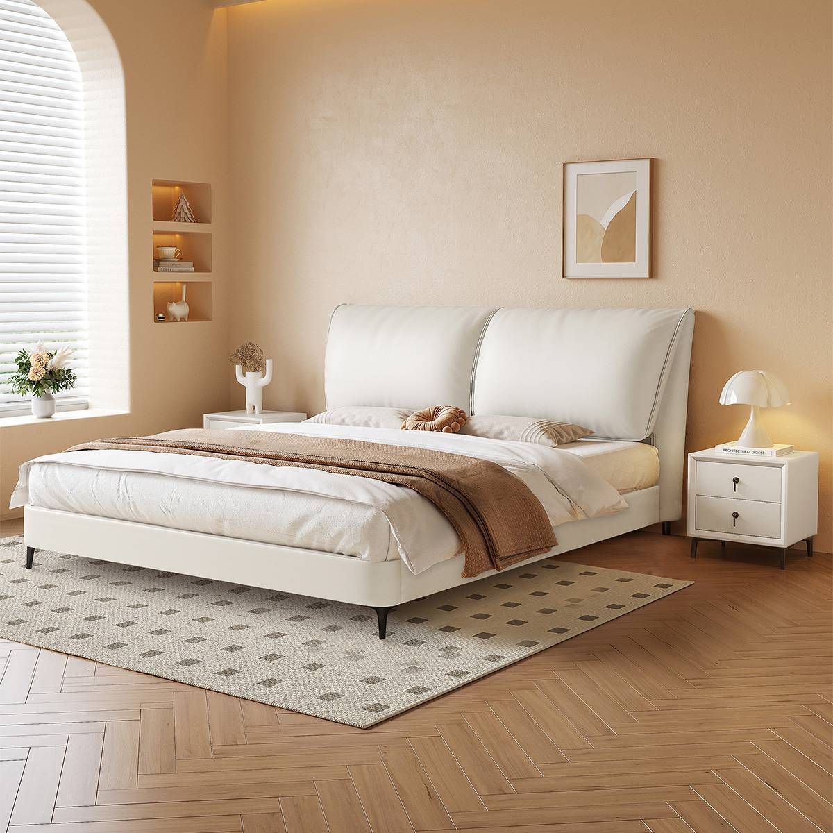 Elephant Ear Eco-Leather Soft Bed (A72-5020)