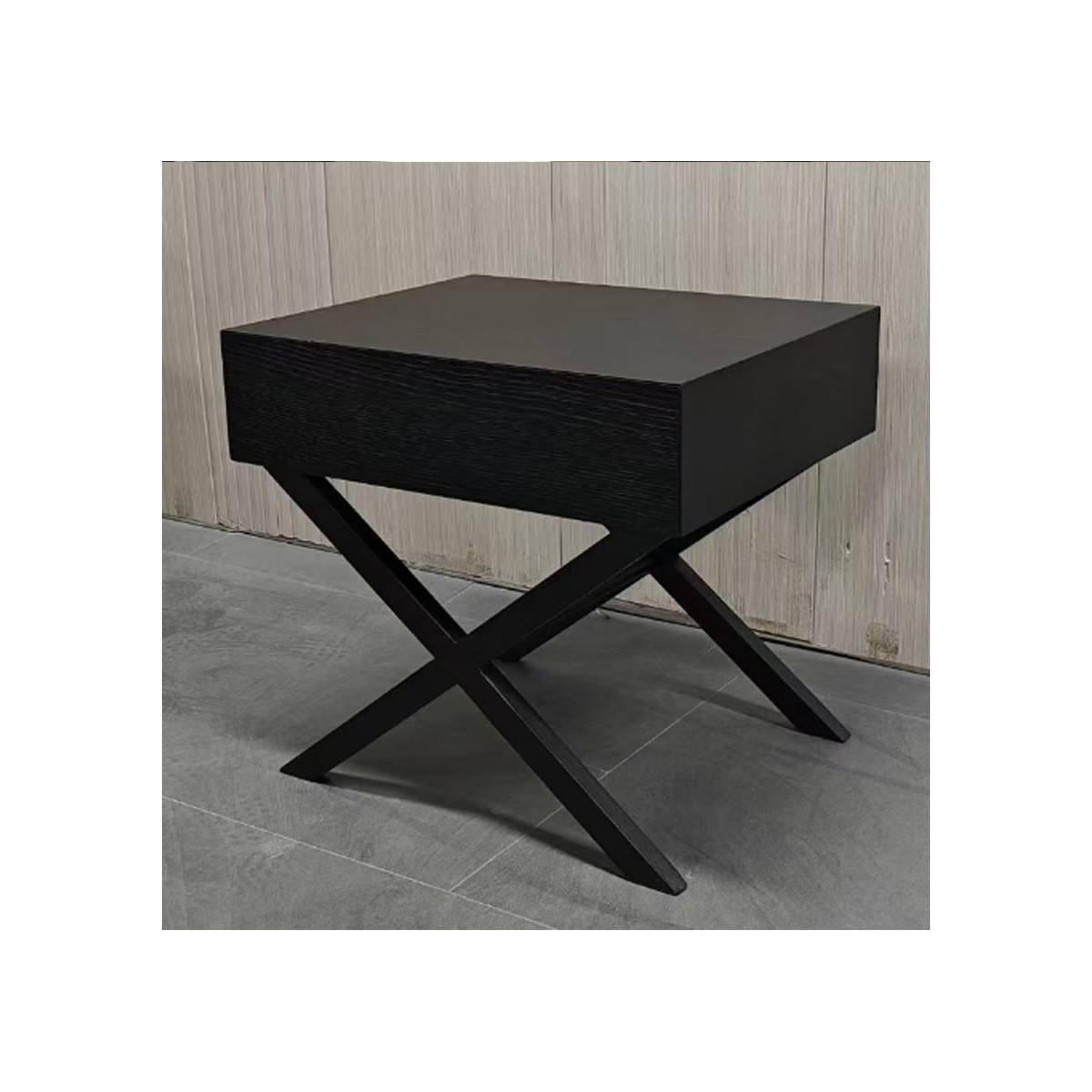 Bedside Cabinet (Z35-Veneer Cross Cabinet)
