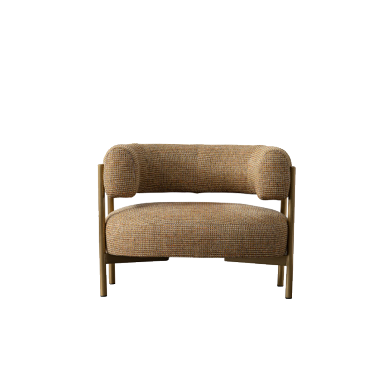 Close-up view of the sofa seat cushions and throw pillows