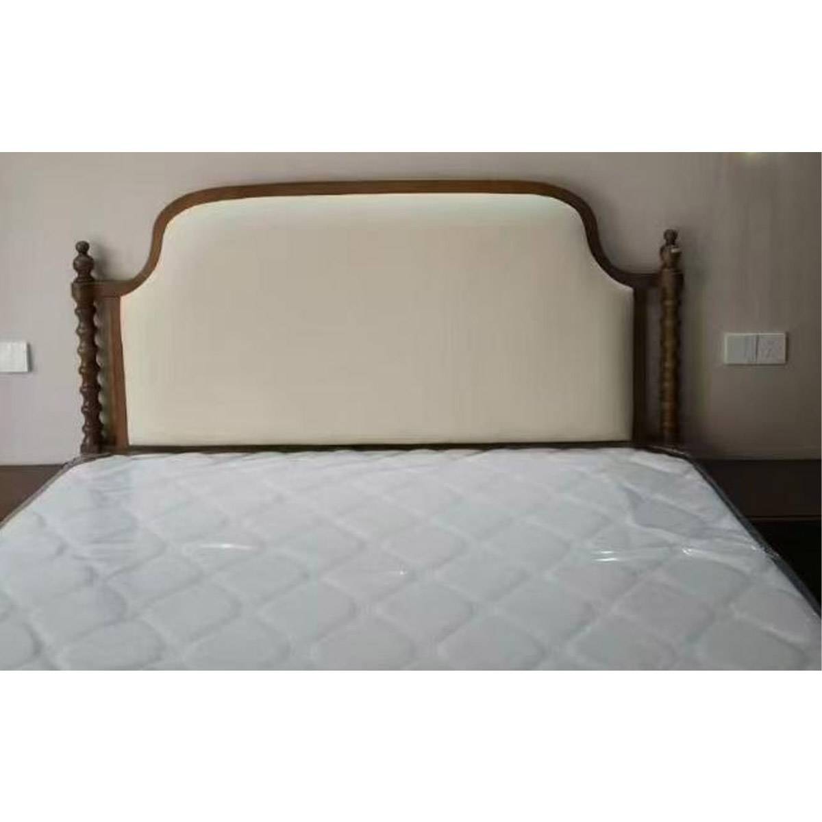 Mid-Century Solid Wood Bed (A76-311)
