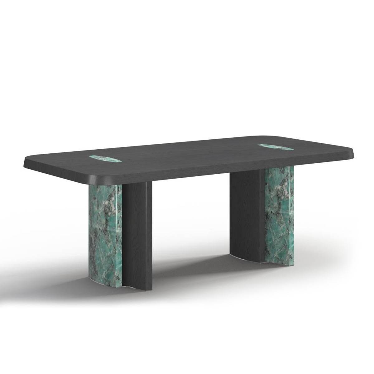 Natural Stone Indian Green Dining Table (B10-D856-A)