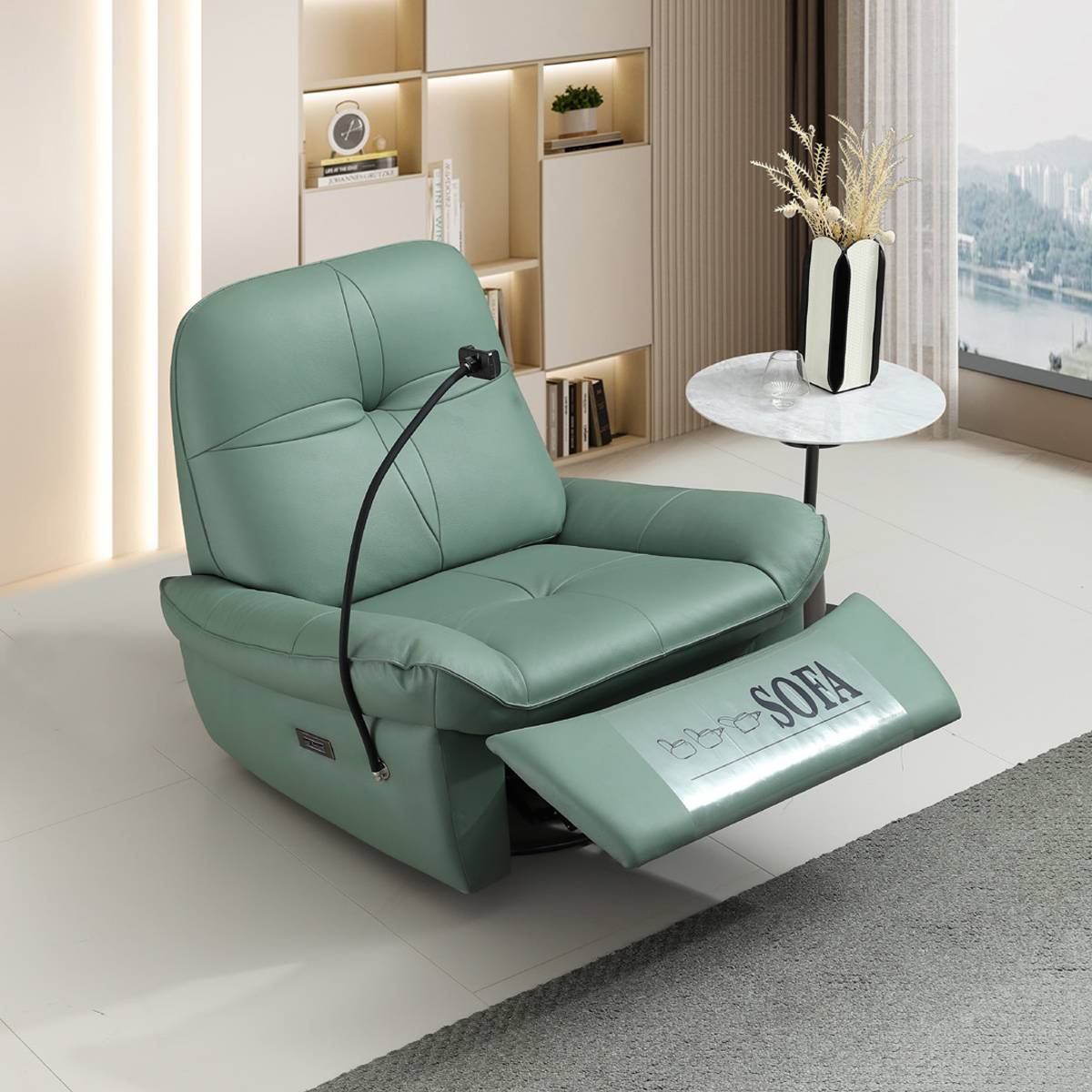 Genuine Leather Electric Recliner (Z49-G02)