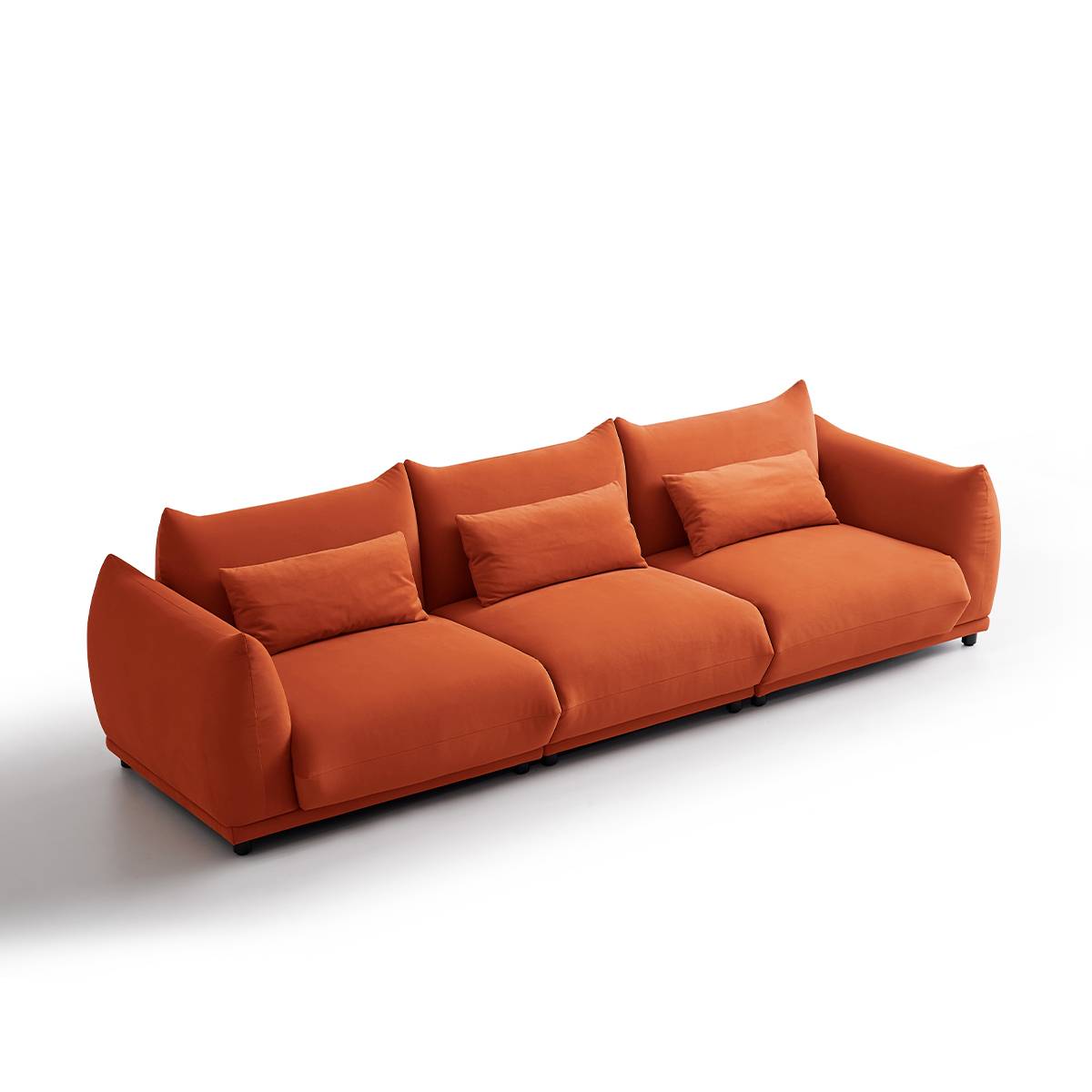 Puff Sofa Fabric 4-Seater Sofa (B12-Puff Sofa)