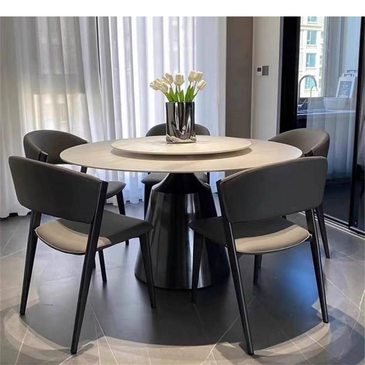 Sintered Stone Round Dining Table (Z60-CZ84)